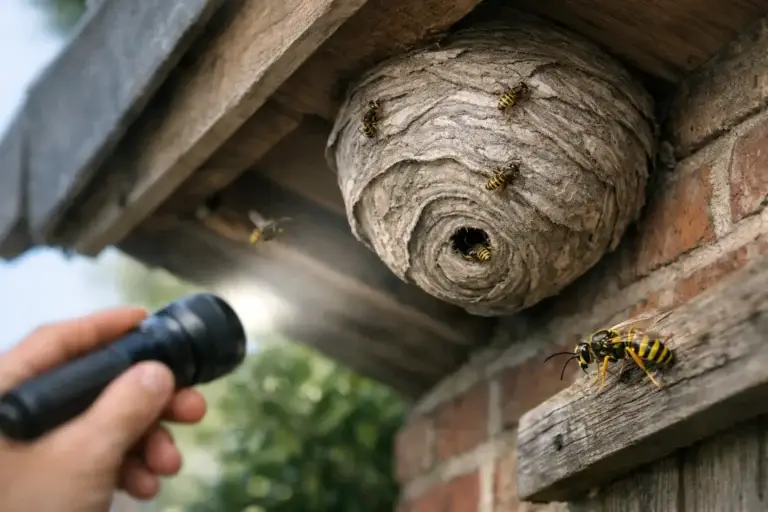Hoe herken je een wespennest snel?